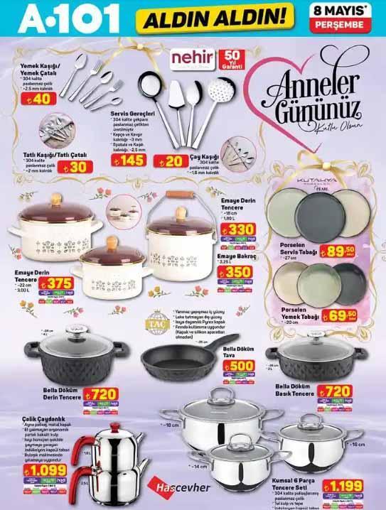 A101 Yemek Takımları